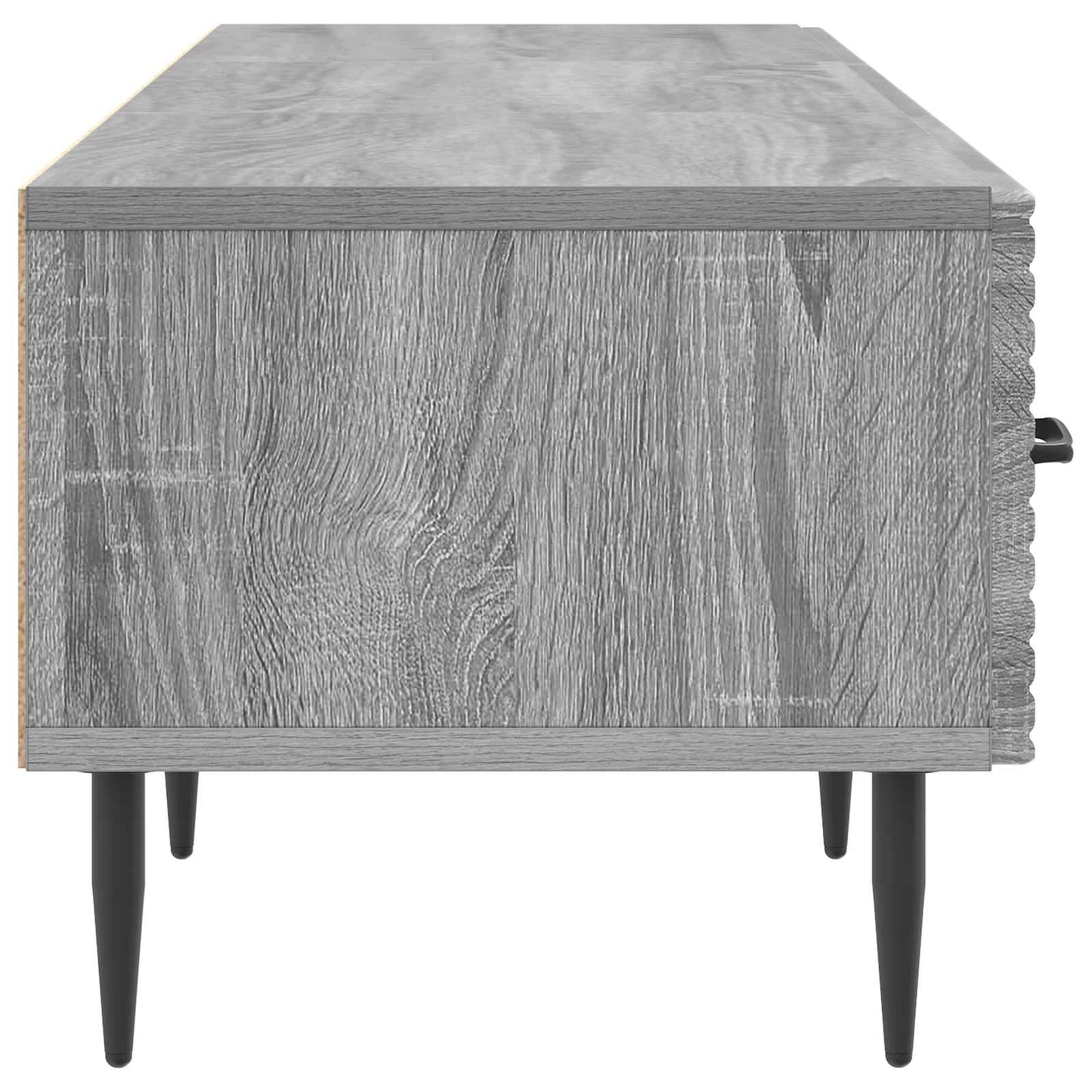 vidaXL Ντουλάπι TV Γκρι Sonoma 147 x 34,5 x 30 εκ Επεξεργασμένο Ξύλο