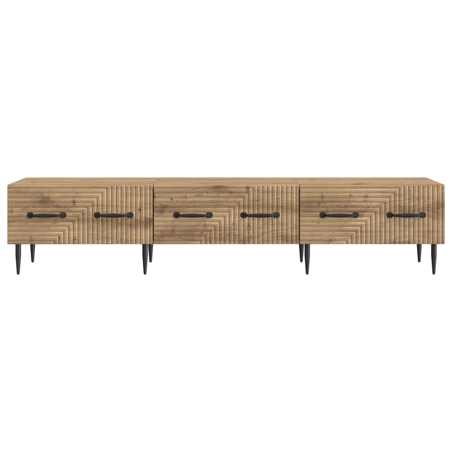 vidaXL Ντουλάπι TV Artisan Δρυς 147 x 34,5 x 30 εκ Επεξεργασμένο Ξύλο