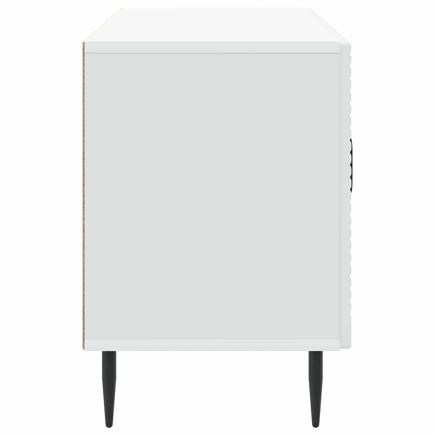 vidaXL Ντουλάπι TV Λευκό 99 x 34,5 x 50 εκ. Επεξεργασμένο Ξύλο