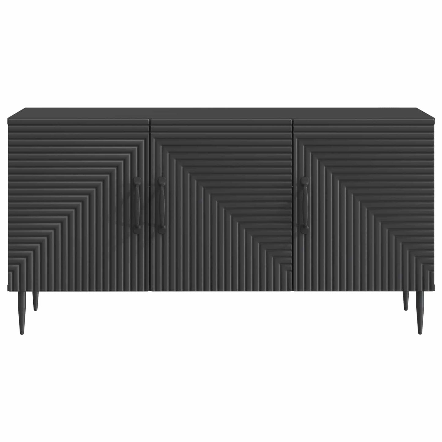 vidaXL Ντουλάπι TV Μαύρο 99 x 34,5 x 50 εκ. Επεξεργασμένο Ξύλο