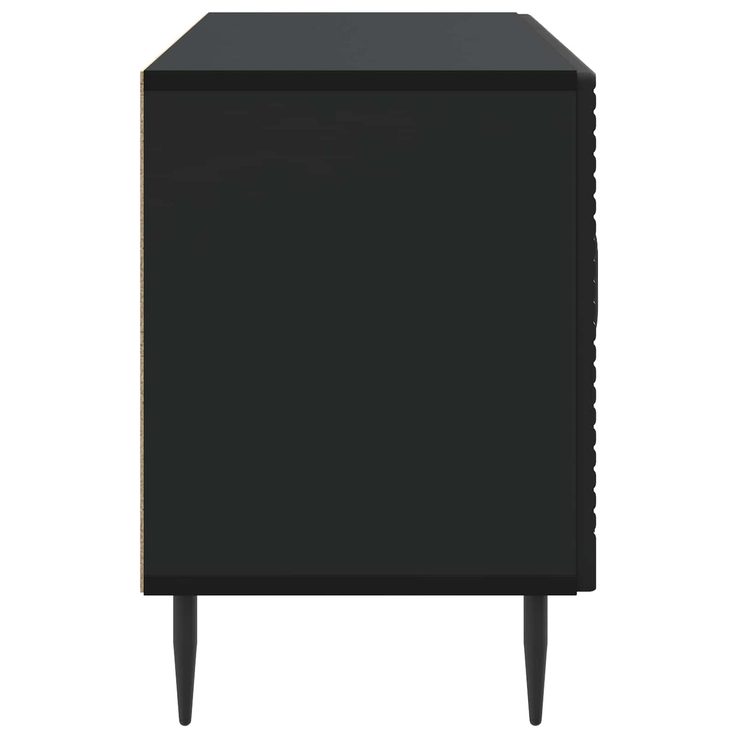vidaXL Ντουλάπι TV Μαύρο 99 x 34,5 x 50 εκ. Επεξεργασμένο Ξύλο
