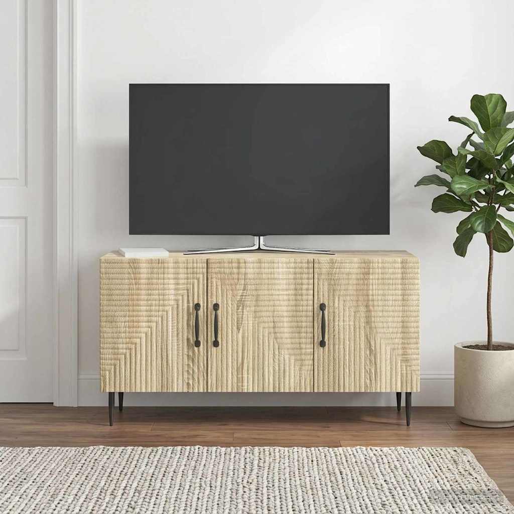 vidaXL Ντουλάπι TV Sonoma Δρυς 99 x 34,5 x 50 εκ. Επεξεργασμένο Ξύλο