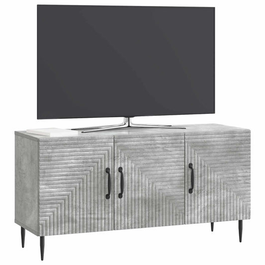 vidaXL Ντουλάπι TV Γκρι Σκυροδέματος 99 x 34,5 x 50 εκ.