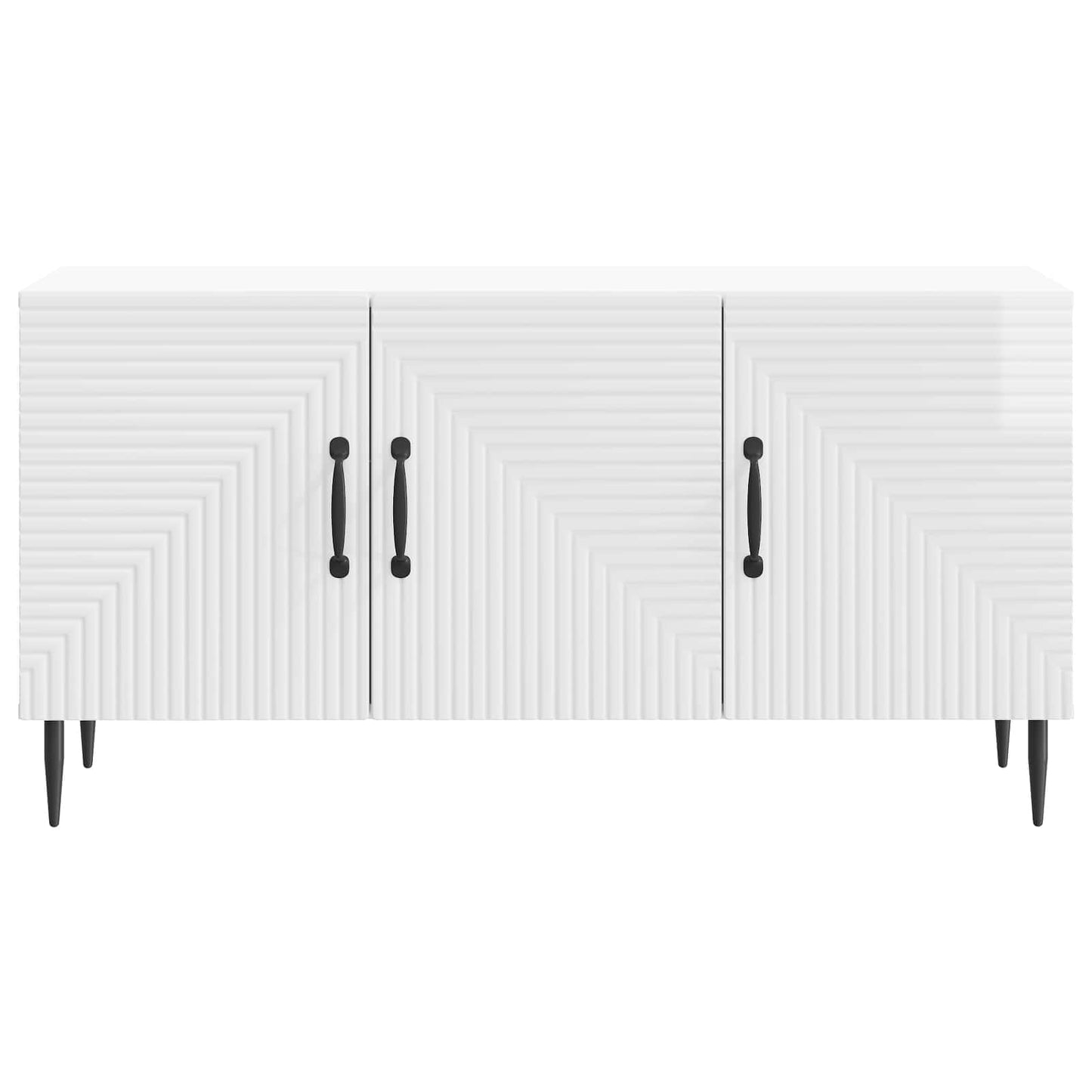 vidaXL Ντουλάπι TV Γυαλιστερό Λευκό 99 x 34,5 x 50 εκ.