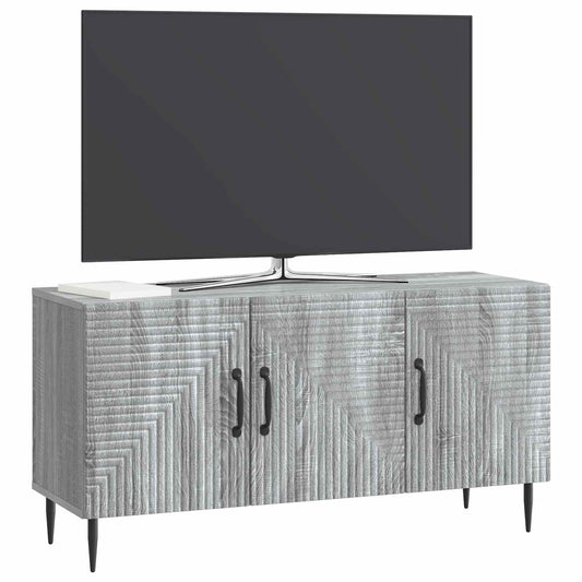 vidaXL Ντουλάπι TV Γκρι Sonoma 99 x 34,5 x 50 εκ. Επεξεργασμένο Ξύλο