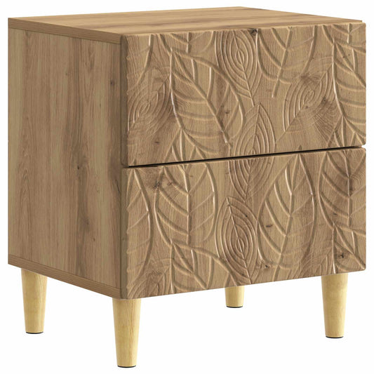 vidaXL Κομοδίνο Artisan Δρυς 43 x 34,5 x 48 εκ Επεξεργασμένο Ξύλο