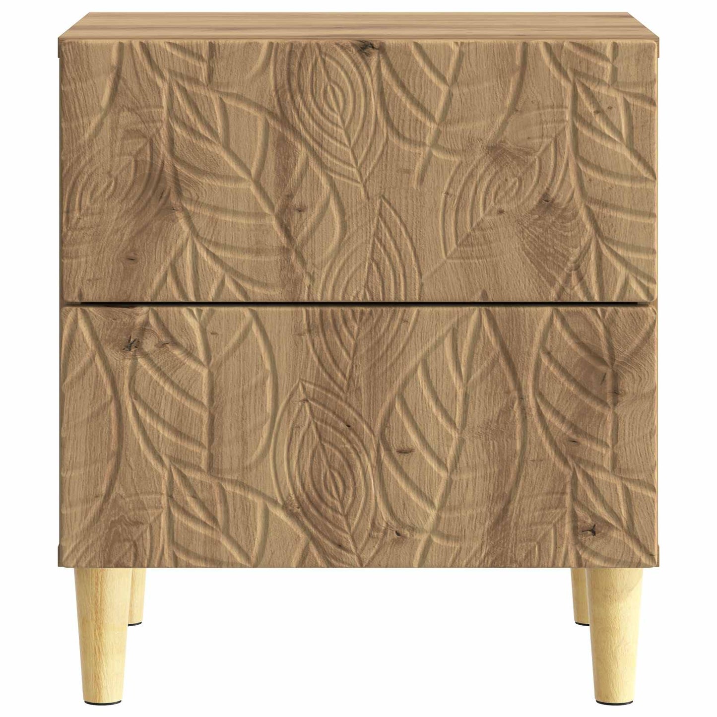 vidaXL Κομοδίνο Artisan Δρυς 43 x 34,5 x 48 εκ Επεξεργασμένο Ξύλο