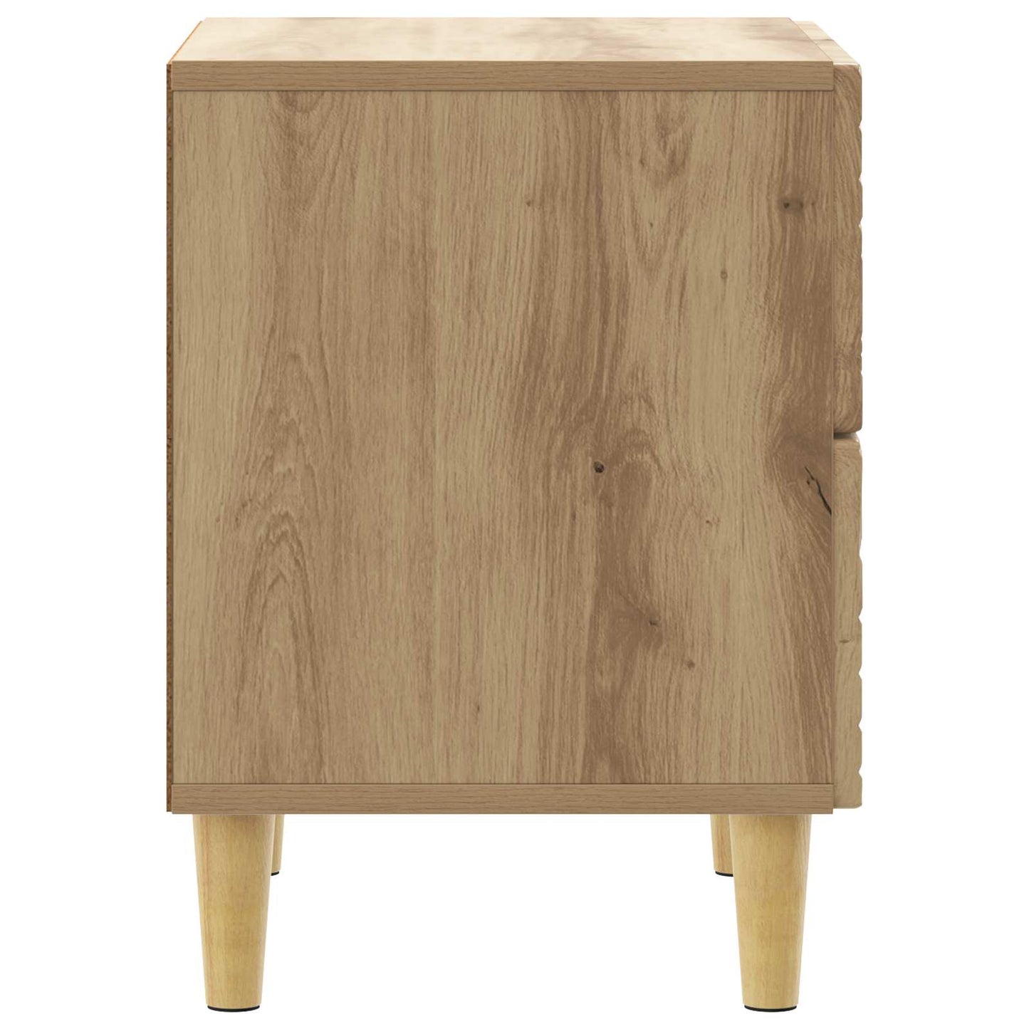 vidaXL Κομοδίνο Artisan Δρυς 43 x 34,5 x 48 εκ Επεξεργασμένο Ξύλο
