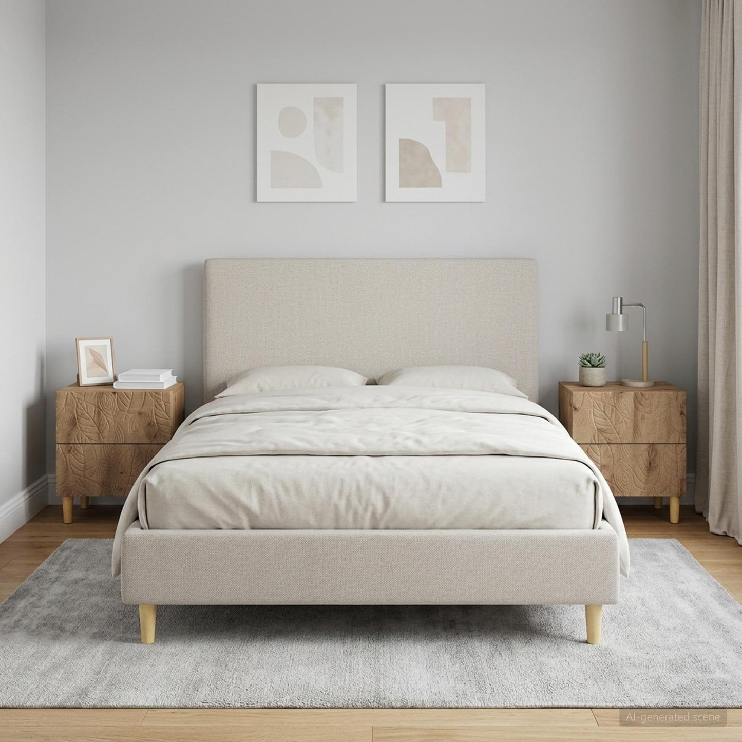 vidaXL Κομοδίνο 2 τεμ. Artisan Δρυς 43 x 34,5 x 48 εκ