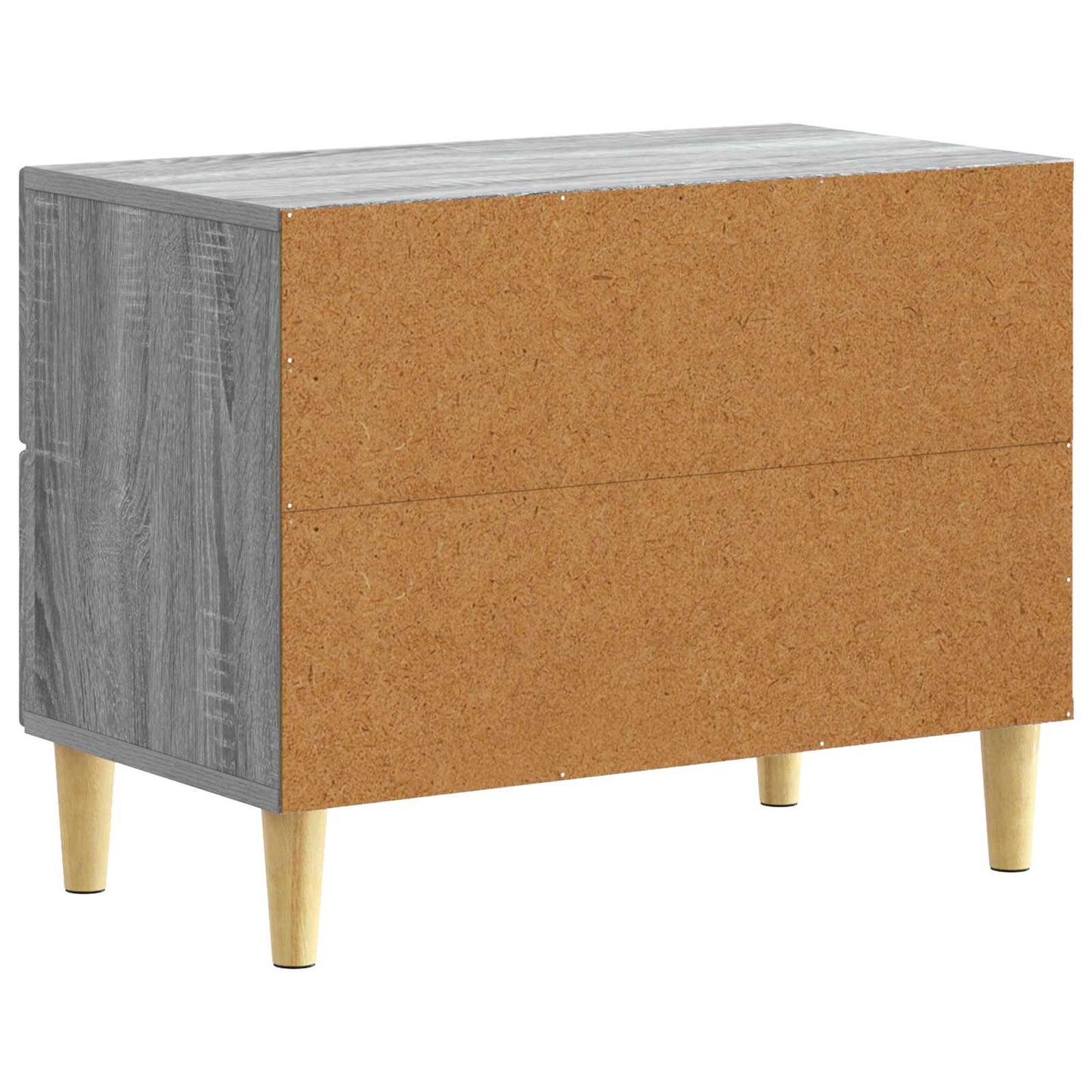 vidaXL Κομοδίνο Γκρι Sonoma 62 x 34,5 x 48 εκ Επεξεργασμένο Ξύλο