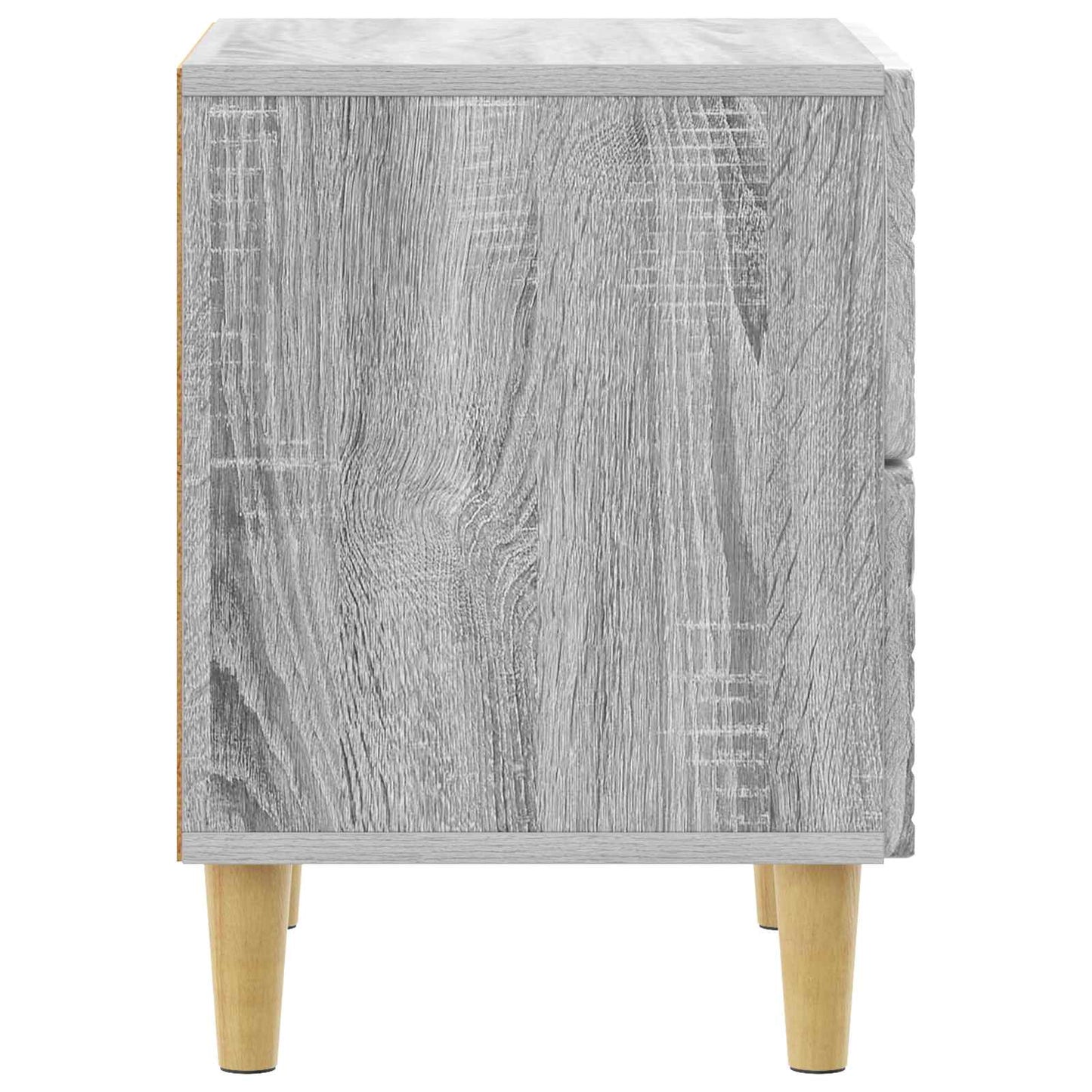 vidaXL Κομοδίνο Γκρι Sonoma 62 x 34,5 x 48 εκ Επεξεργασμένο Ξύλο