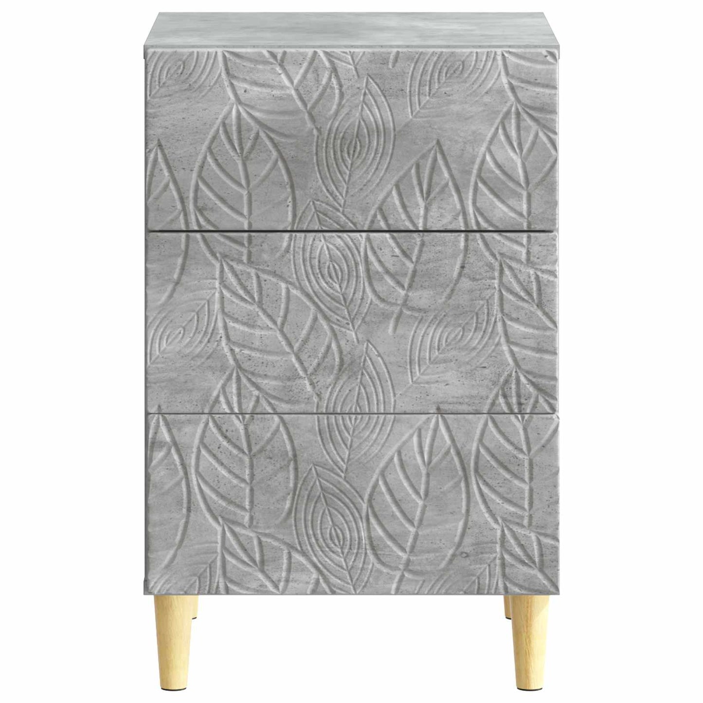 vidaXL Κομοδίνο Γκρι Σκυροδέματος 43 x 39,5 x 66,5 εκ