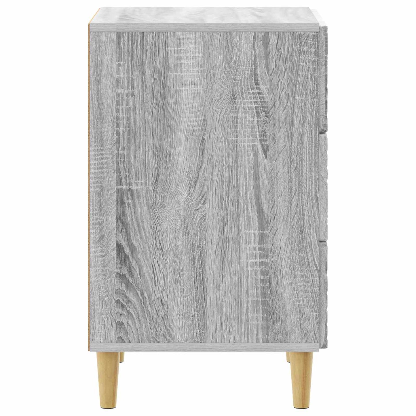 vidaXL Κομοδίνο Γκρι Sonoma 43 x 39,5 x 66,5 εκ Επεξεργασμένο Ξύλο