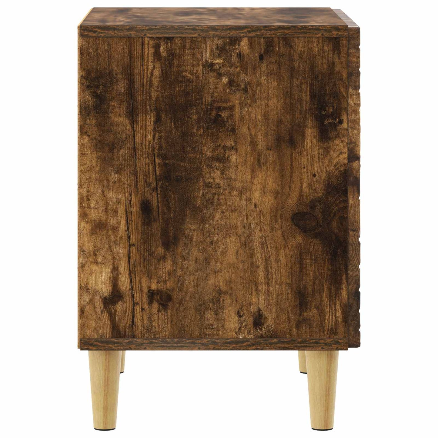 vidaXL Κομοδίνο Καπνισμένο Ξύλο Δρυός 43 x 34,5 x 50 εκ