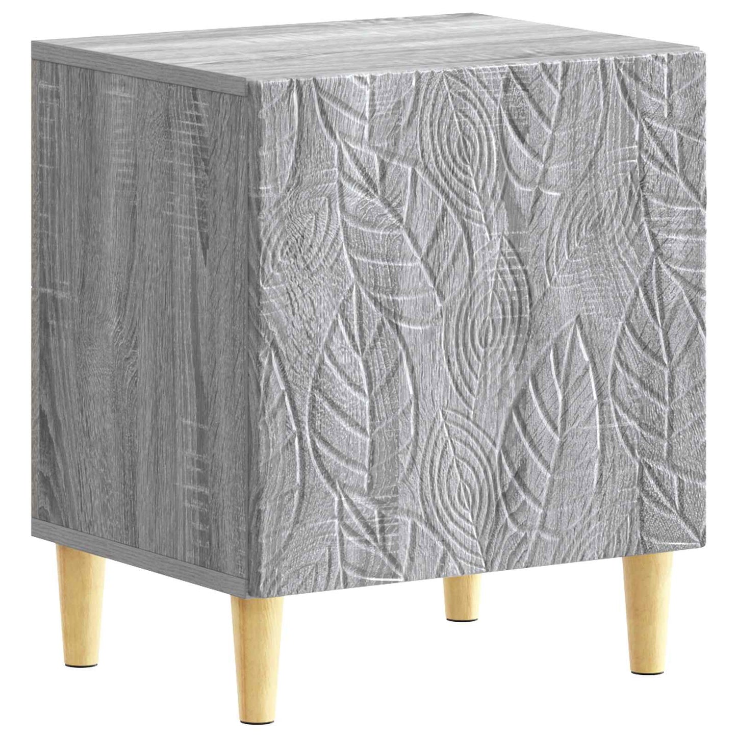 vidaXL Κομοδίνο Γκρι Sonoma 43 x 34,5 x 50 εκ Επεξεργασμένο Ξύλο