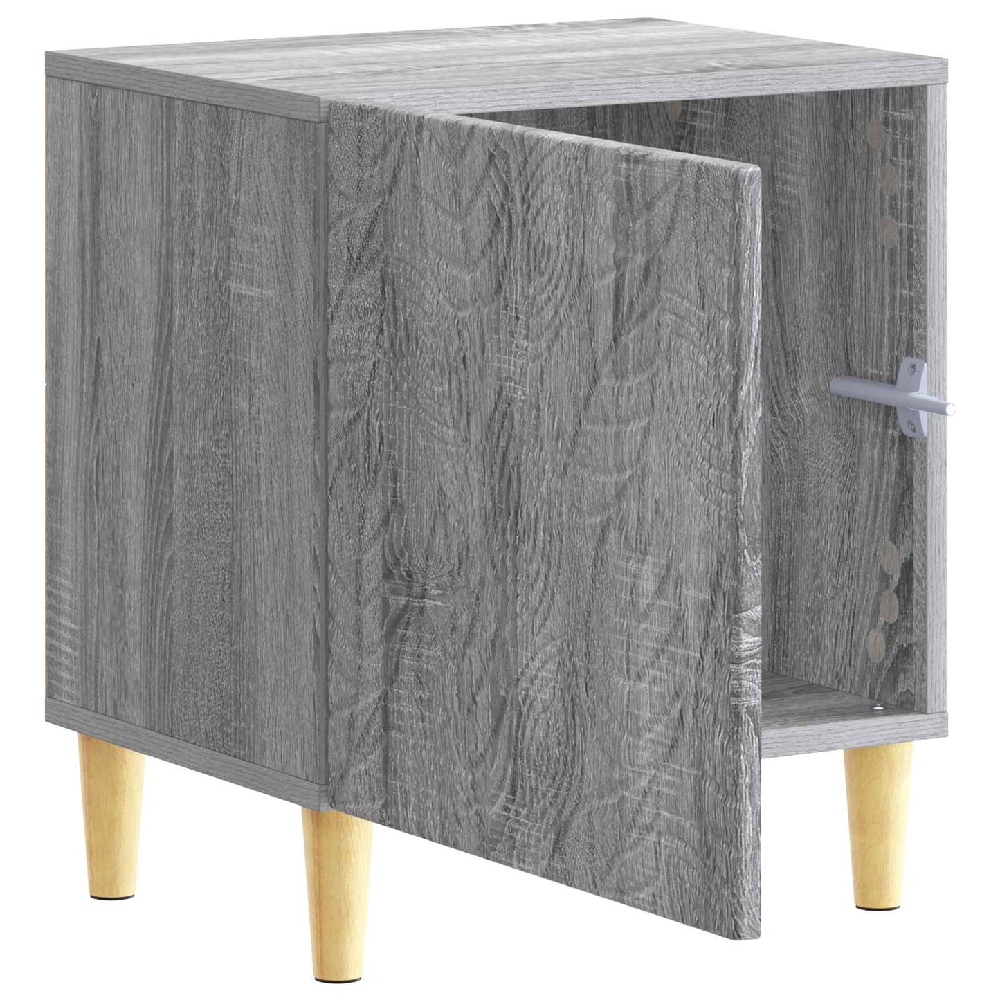 vidaXL Κομοδίνο Γκρι Sonoma 43 x 34,5 x 50 εκ Επεξεργασμένο Ξύλο