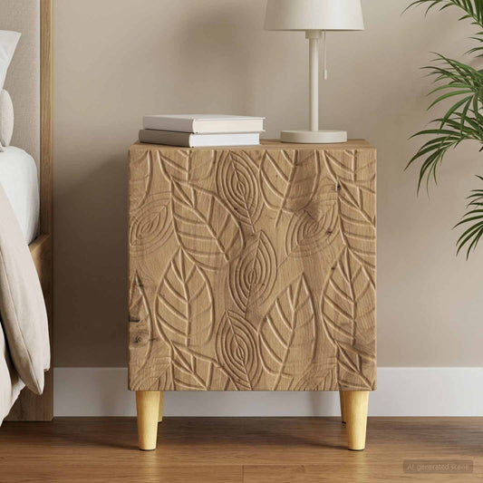 vidaXL Κομοδίνο Artisan Δρυς 43 x 34,5 x 50 εκ Επεξεργασμένο Ξύλο