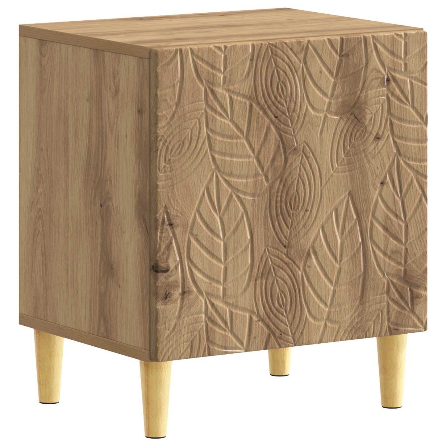 vidaXL Κομοδίνο 2 τμχ. Artisan Δρυς 43 x 34,5 x 50 εκ