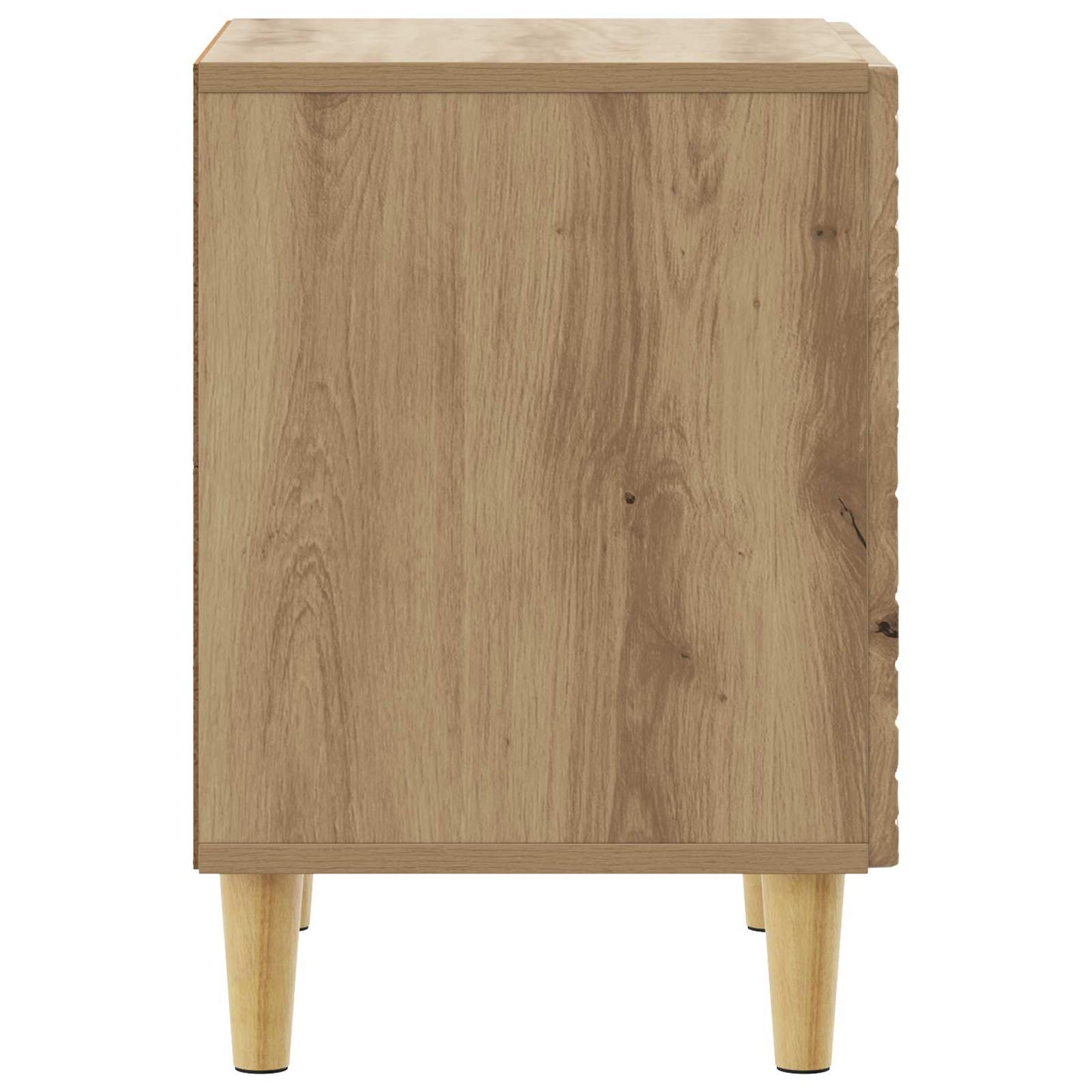 vidaXL Κομοδίνο 2 τμχ. Artisan Δρυς 43 x 34,5 x 50 εκ