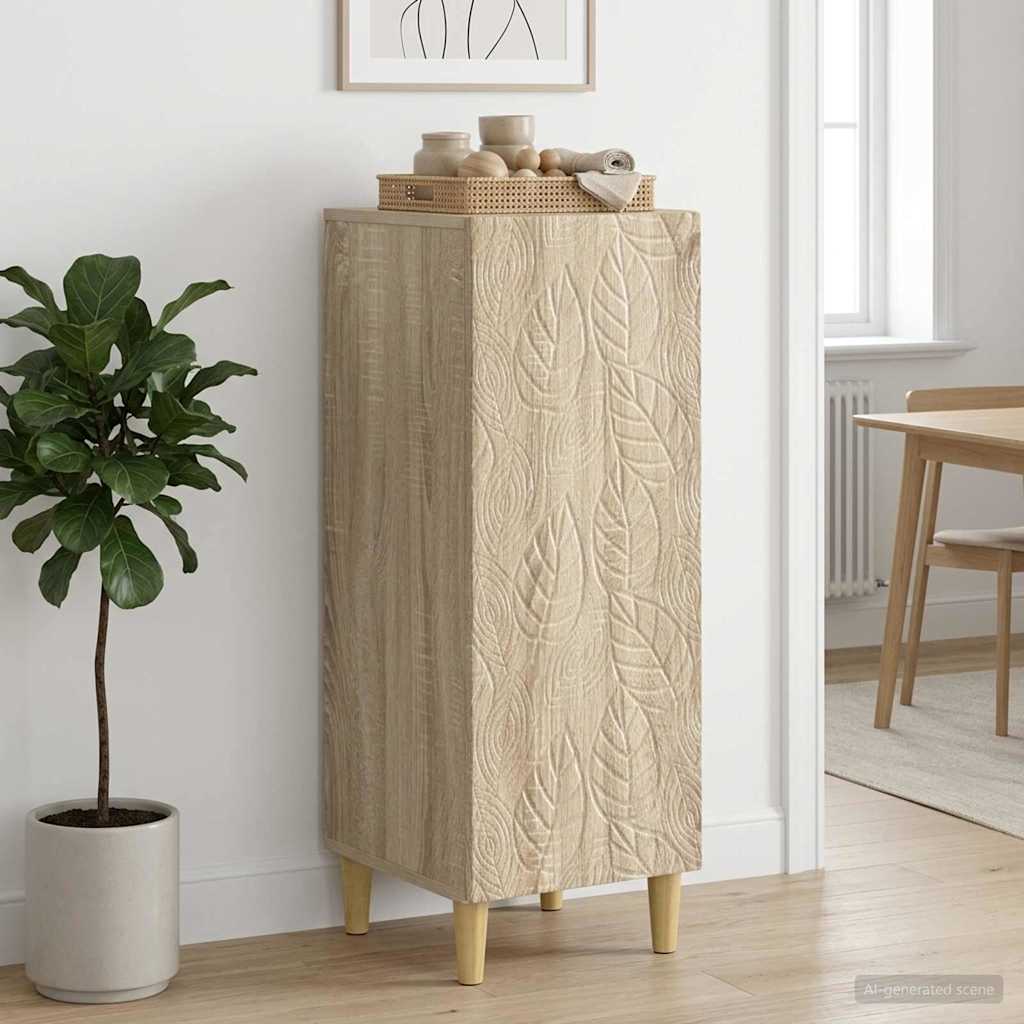 vidaXL Πλαϊνό γραφείο Sonoma Δρυς 33 x 34,5 x 90 εκ Επεξεργασμένο Ξύλο