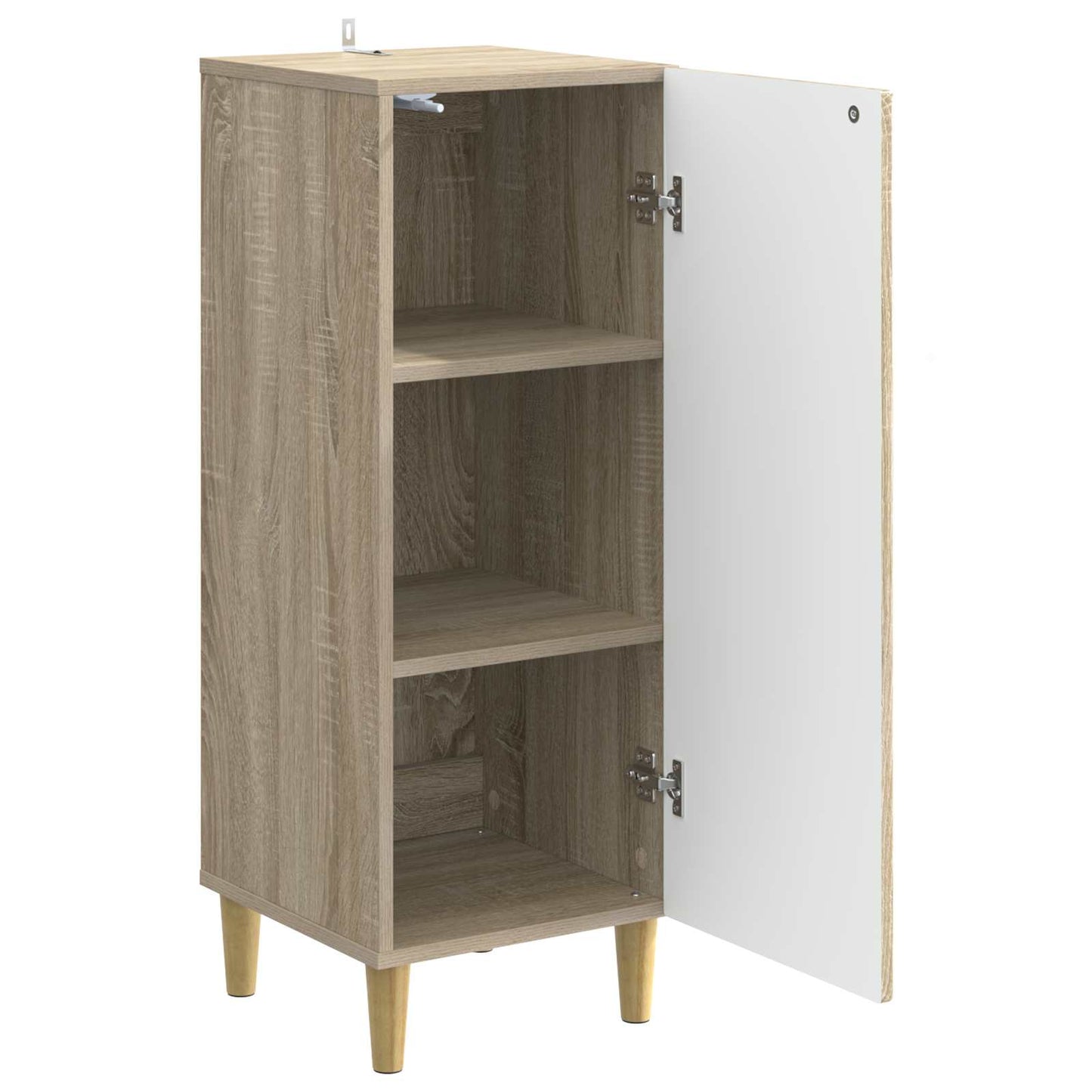vidaXL Πλαϊνό γραφείο Sonoma Δρυς 33 x 34,5 x 90 εκ Επεξεργασμένο Ξύλο