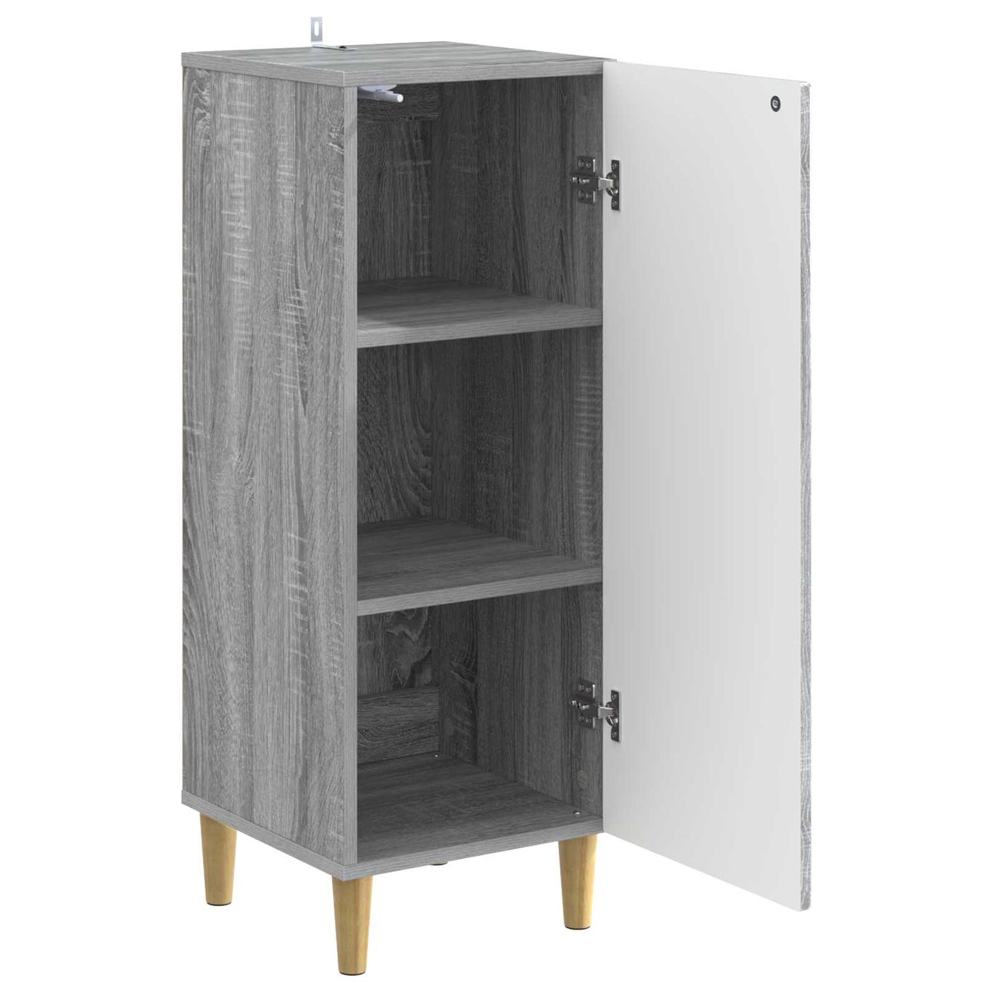 vidaXL Πλαϊνό γραφείο Γκρι Sonoma 33 x 34,5 x 90 εκ Επεξεργασμένο Ξύλο