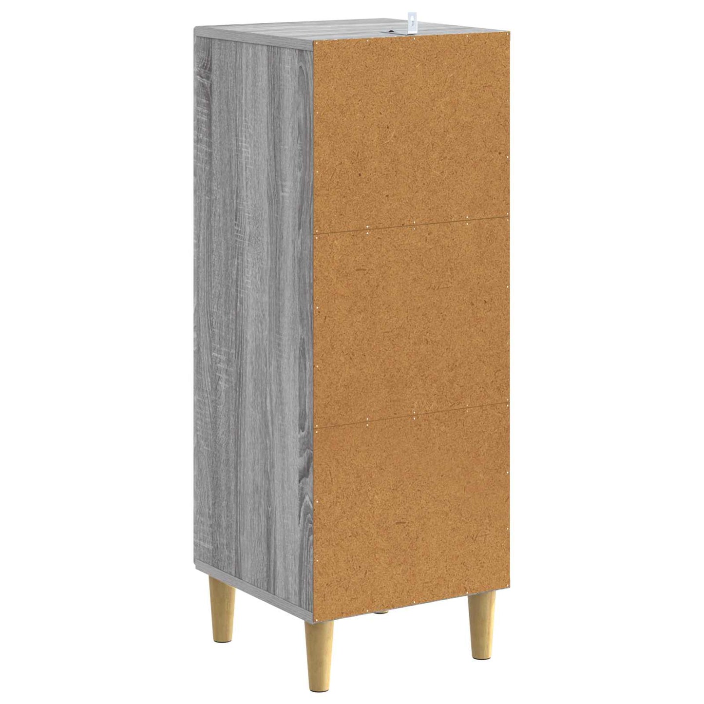 vidaXL Πλαϊνό γραφείο Γκρι Sonoma 33 x 34,5 x 90 εκ Επεξεργασμένο Ξύλο