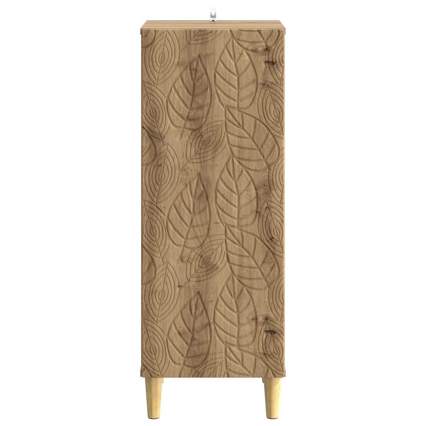 vidaXL Πλαϊνό γραφείο Artisan Δρυς 33 x 34,5 x 90 εκ