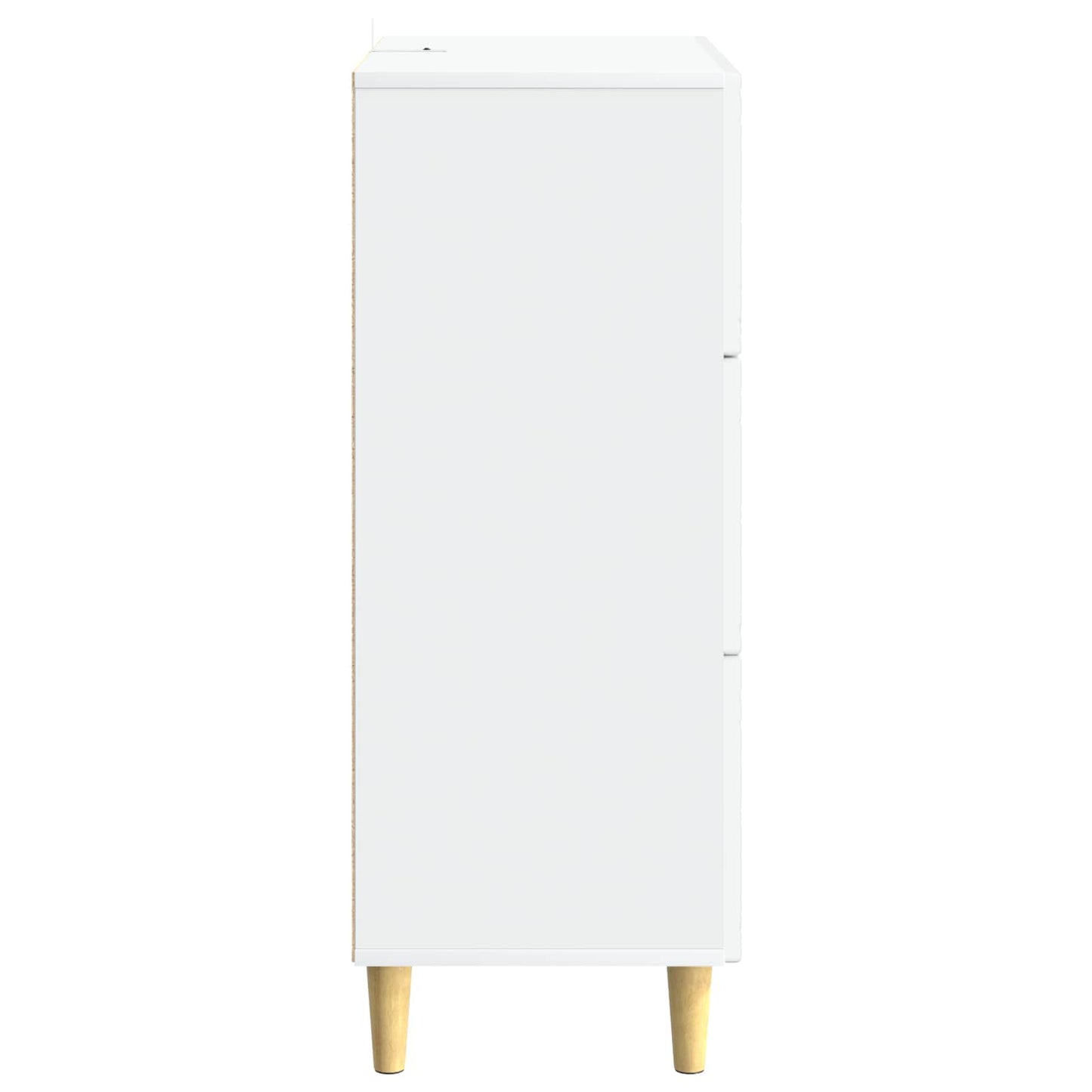 vidaXL Ντουλάπι με Συρτάρια 33 x 34,5 x 90 εκ Επεξεργασμένο Ξύλο Λευκό