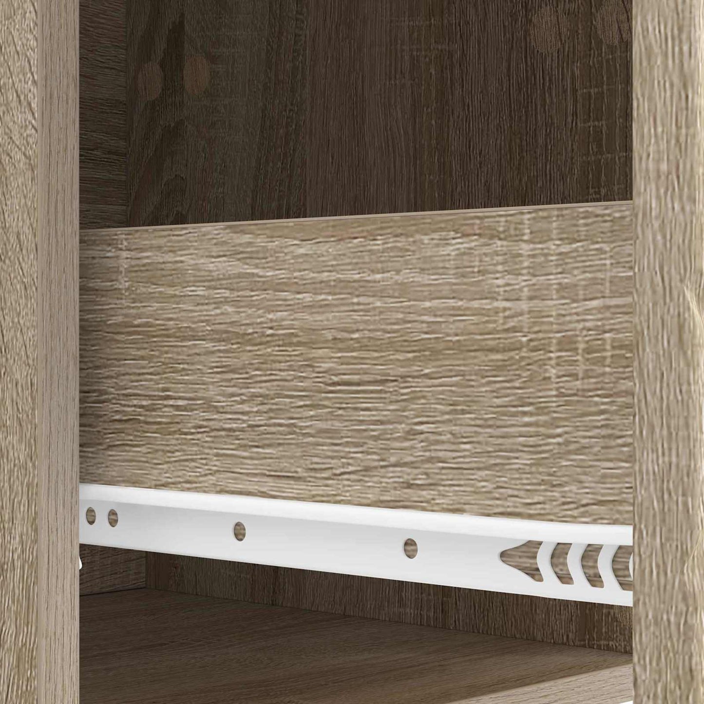 vidaXL Ντουλάπι με Συρτάρια 33 x 34,5 x 90 εκ Επεξεργασμένο Ξύλο