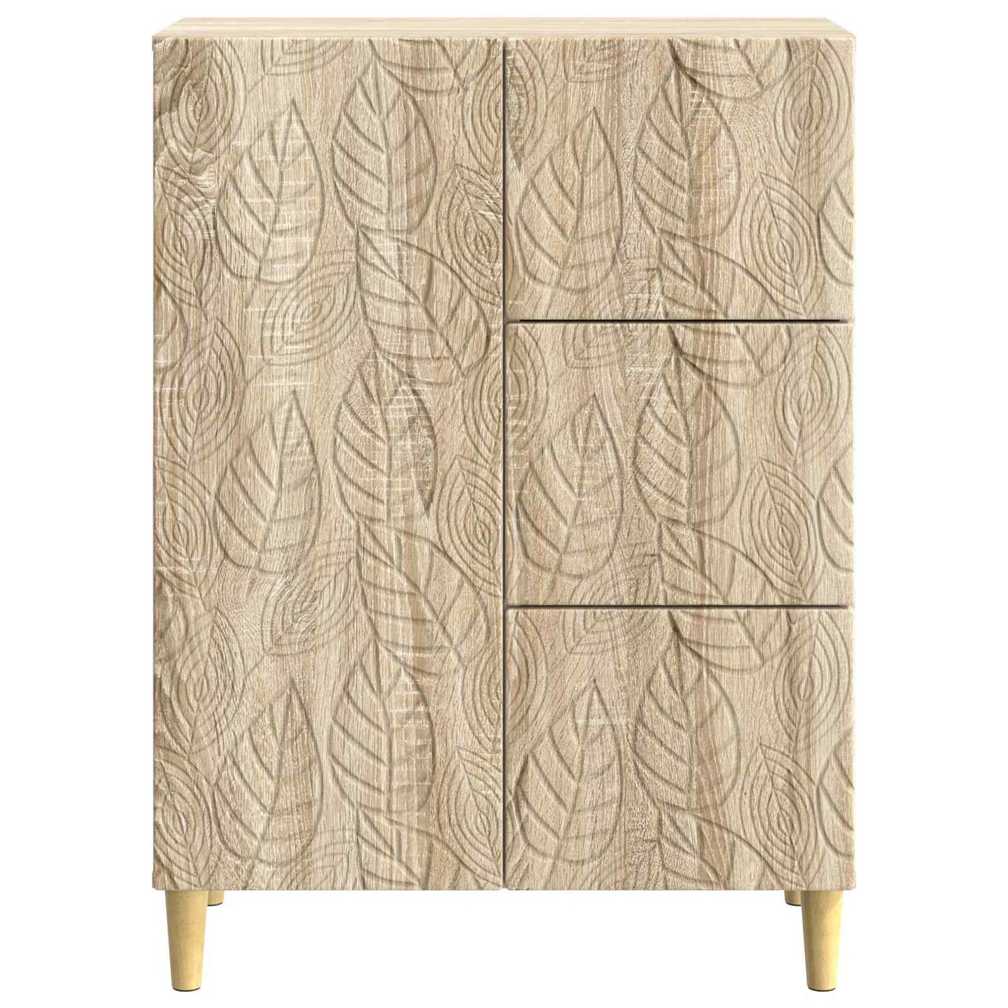 vidaXL Πλαϊνό γραφείο Sonoma Δρυς 66 x 34,5 x 90 εκ Επεξεργασμένο Ξύλο