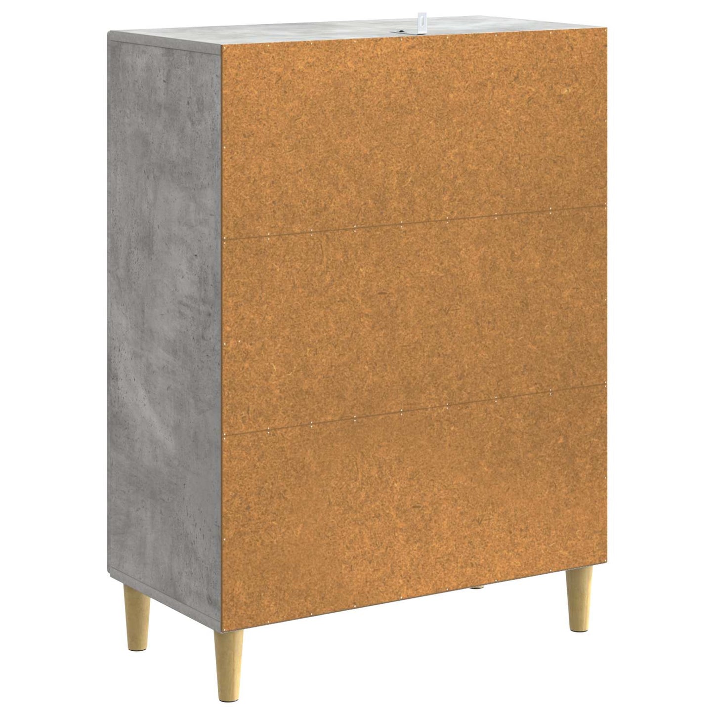 vidaXL Πλαϊνό γραφείο Γκρι Σκυροδέματος 66 x 34,5 x 90 εκ