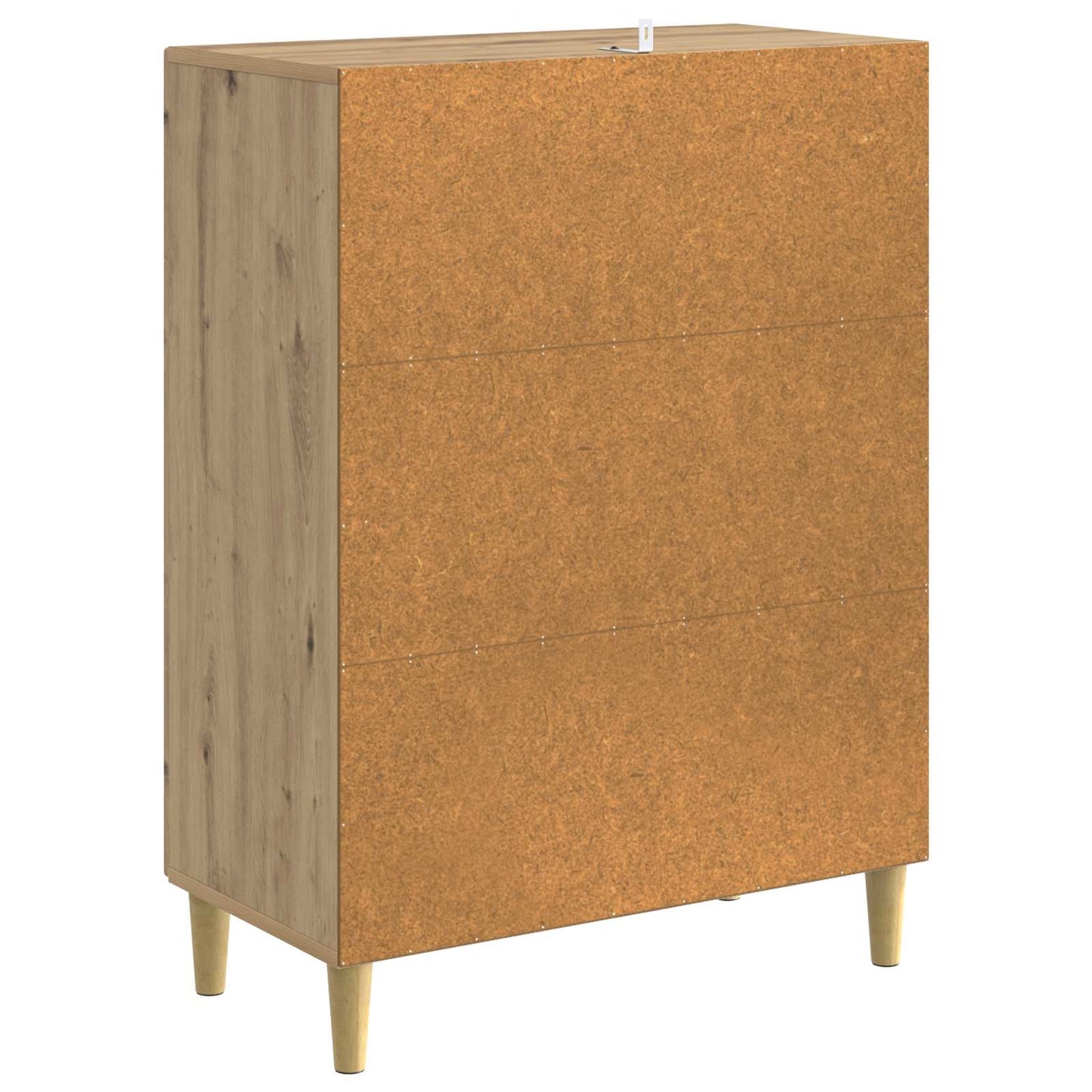 vidaXL Πλαϊνό γραφείο Artisan Δρυς 66 x 34,5 x 90 εκ