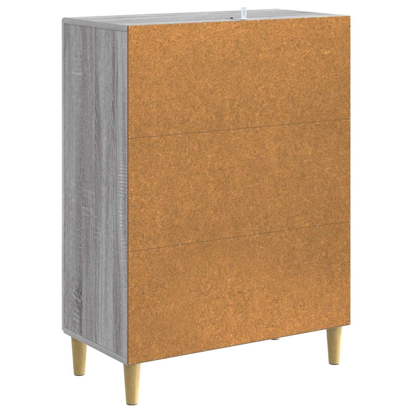 vidaXL Πλαϊνό γραφείο Γκρι Sonoma 66 x 34,5 x 90 εκ Επεξεργασμένο Ξύλο