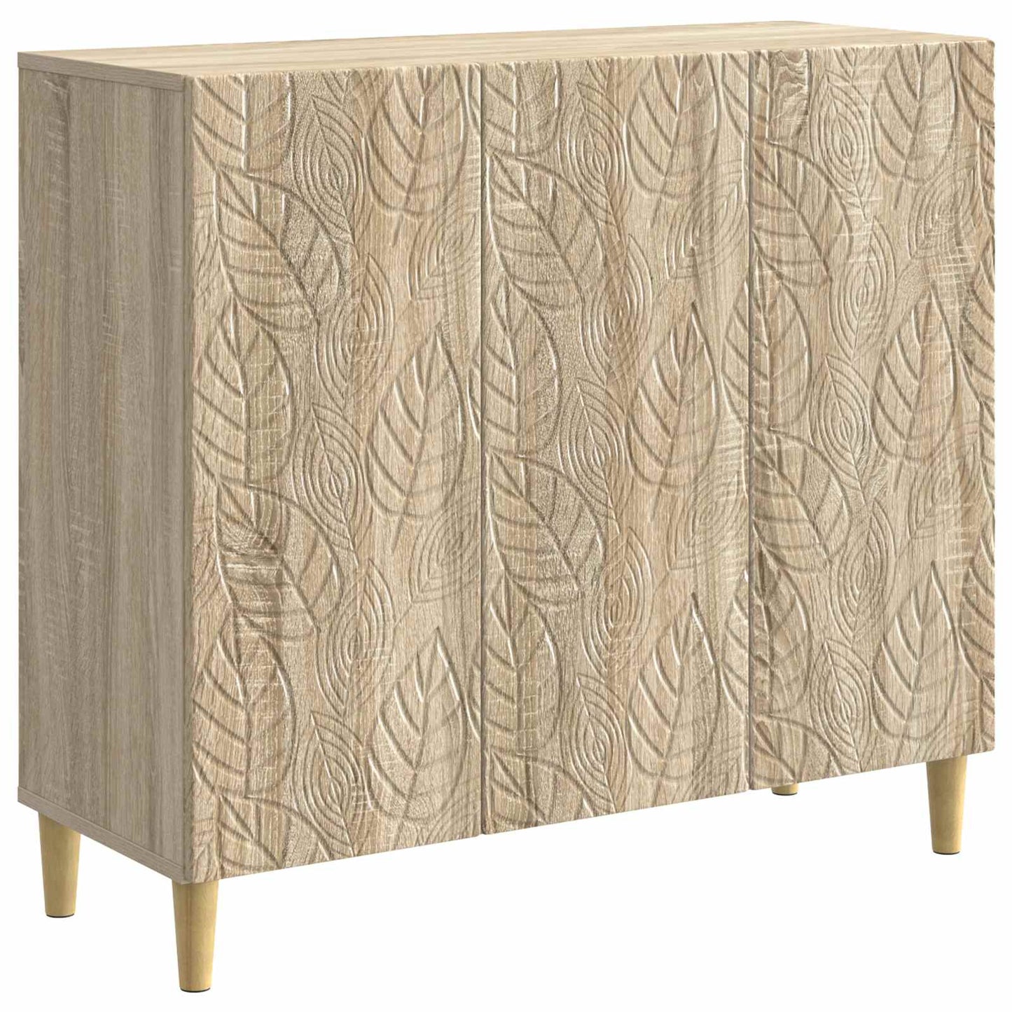 vidaXL Πλαϊνό γραφείο Sonoma Δρυς 89 x 34,5 x 80 εκ Επεξεργασμένο Ξύλο