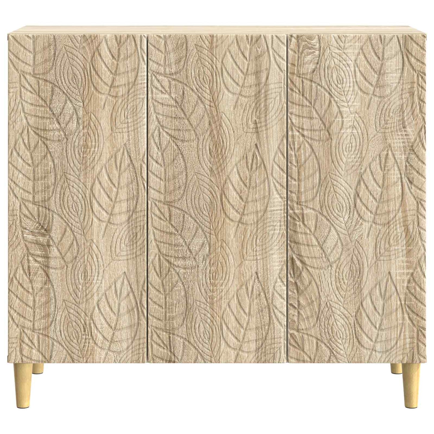 vidaXL Πλαϊνό γραφείο Sonoma Δρυς 89 x 34,5 x 80 εκ Επεξεργασμένο Ξύλο