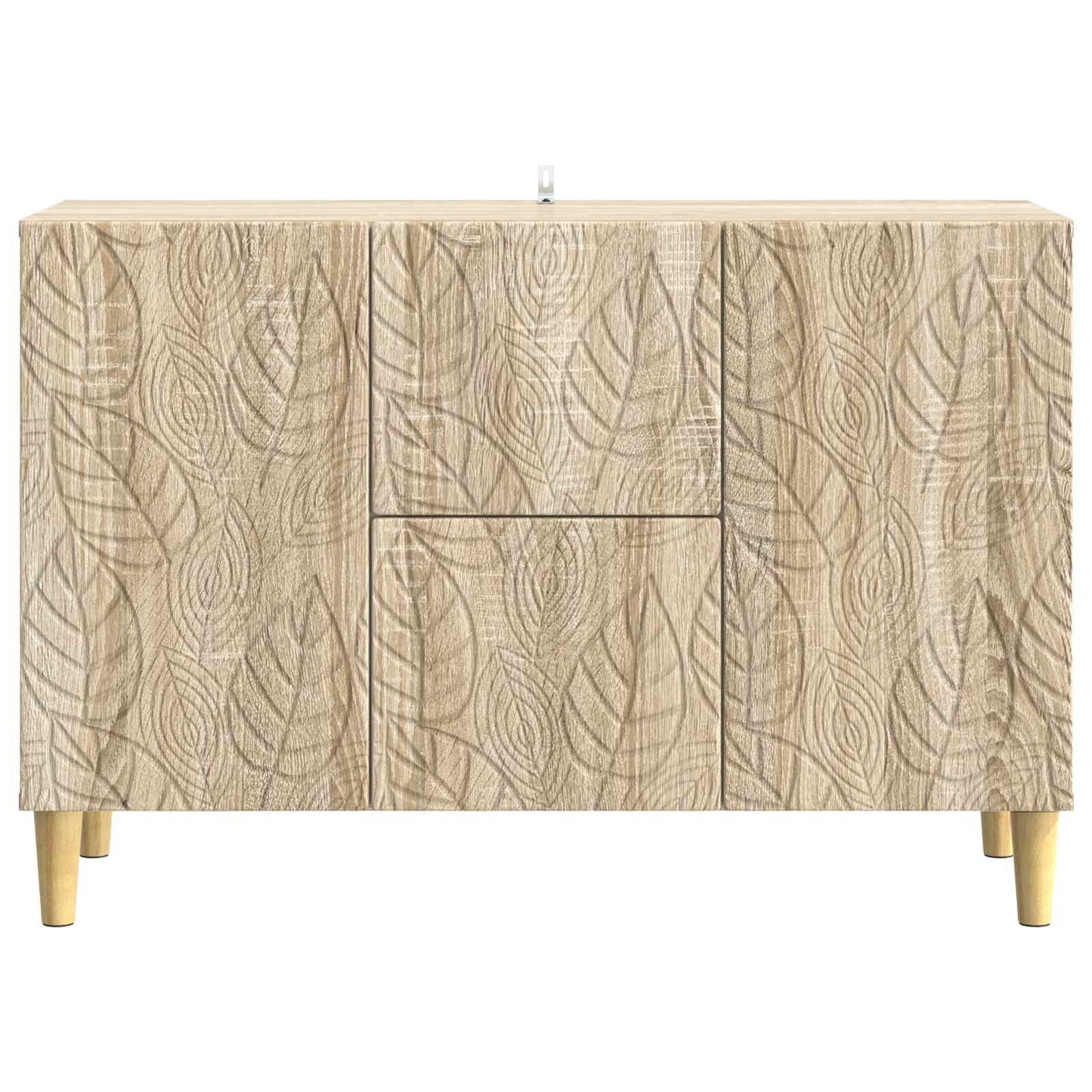 vidaXL Πλαϊνό γραφείο Sonoma Δρυς 89 x 34,5 x 60 εκ.
