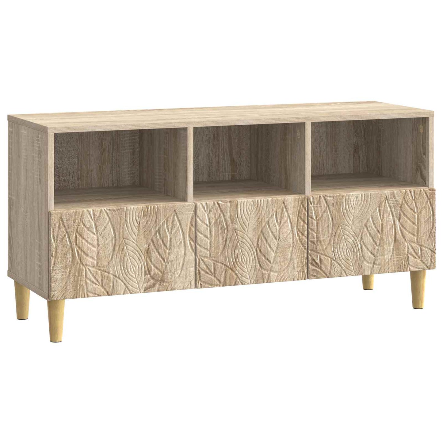 vidaXL Ντουλάπι TV 102 x 34,5 x 50 εκ. Sonoma Δρυς Επεξεργασμένο Ξύλο