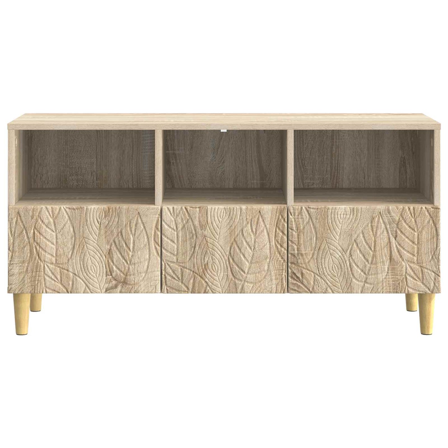 vidaXL Ντουλάπι TV 102 x 34,5 x 50 εκ. Sonoma Δρυς Επεξεργασμένο Ξύλο