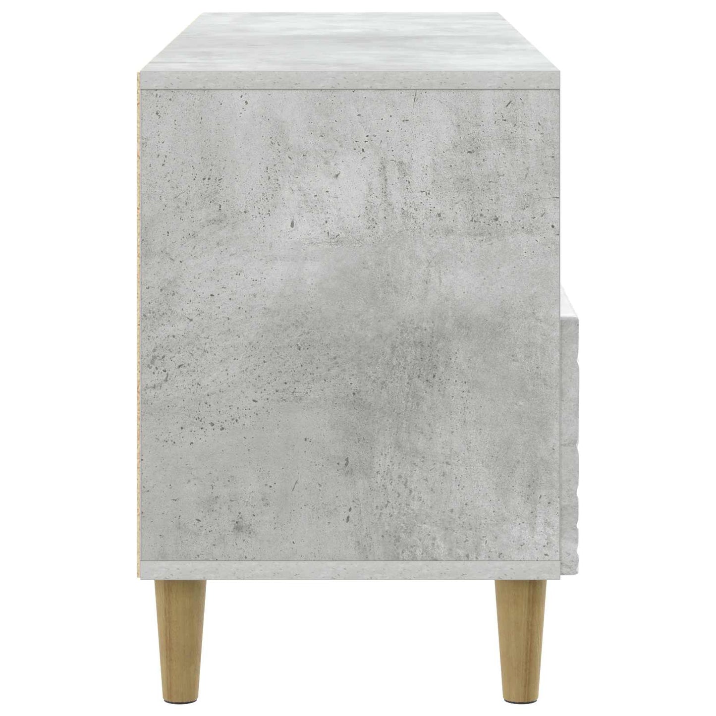 vidaXL Ντουλάπι TV 102 x 34,5 x 50 εκ. Γκρι Σκυροδέματος
