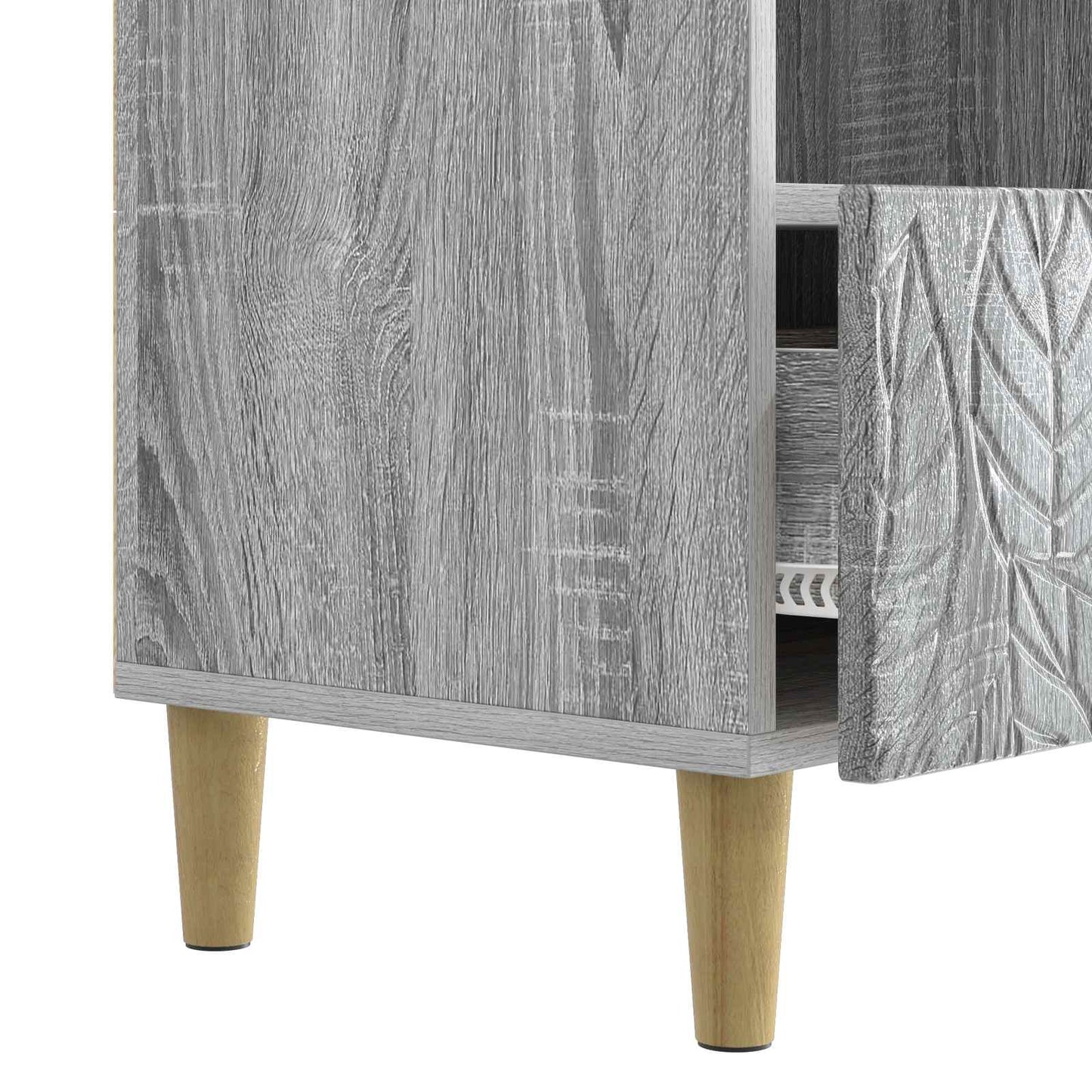 vidaXL Ντουλάπι TV 102 x 34,5 x 50 εκ. Γκρι Sonoma Επεξεργασμένο Ξύλο