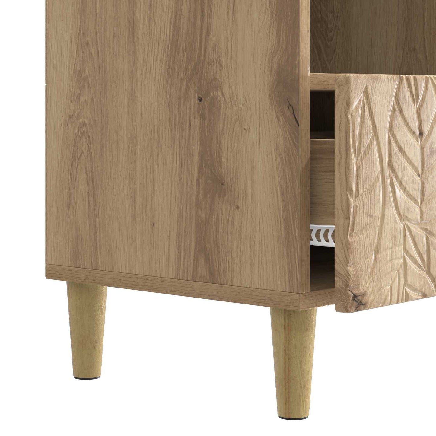 vidaXL Ντουλάπι TV 102 x 34,5 x 50 εκ. Artisan Δρυς Επεξεργασμένο Ξύλο