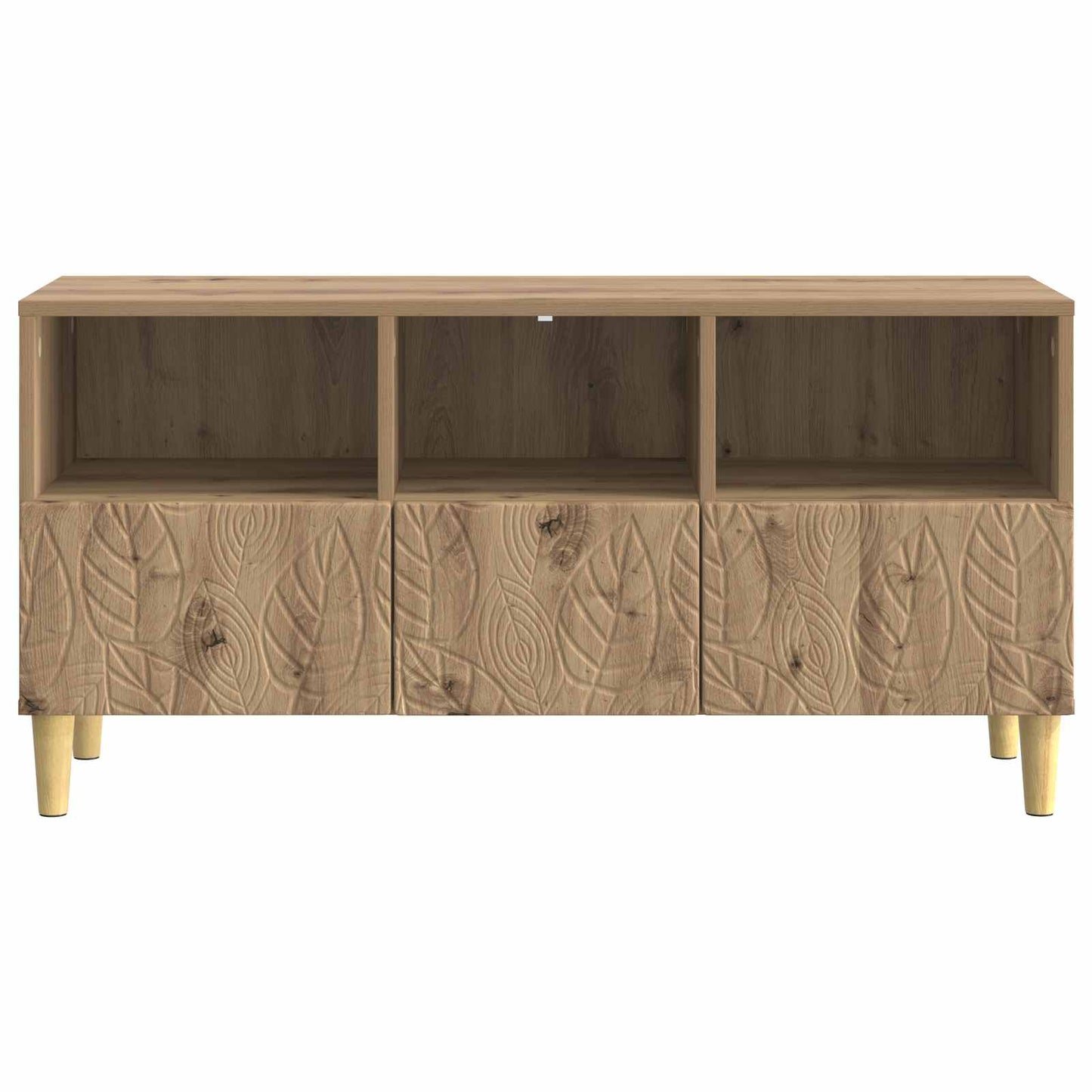 vidaXL Ντουλάπι TV 102 x 34,5 x 50 εκ. Artisan Δρυς Επεξεργασμένο Ξύλο