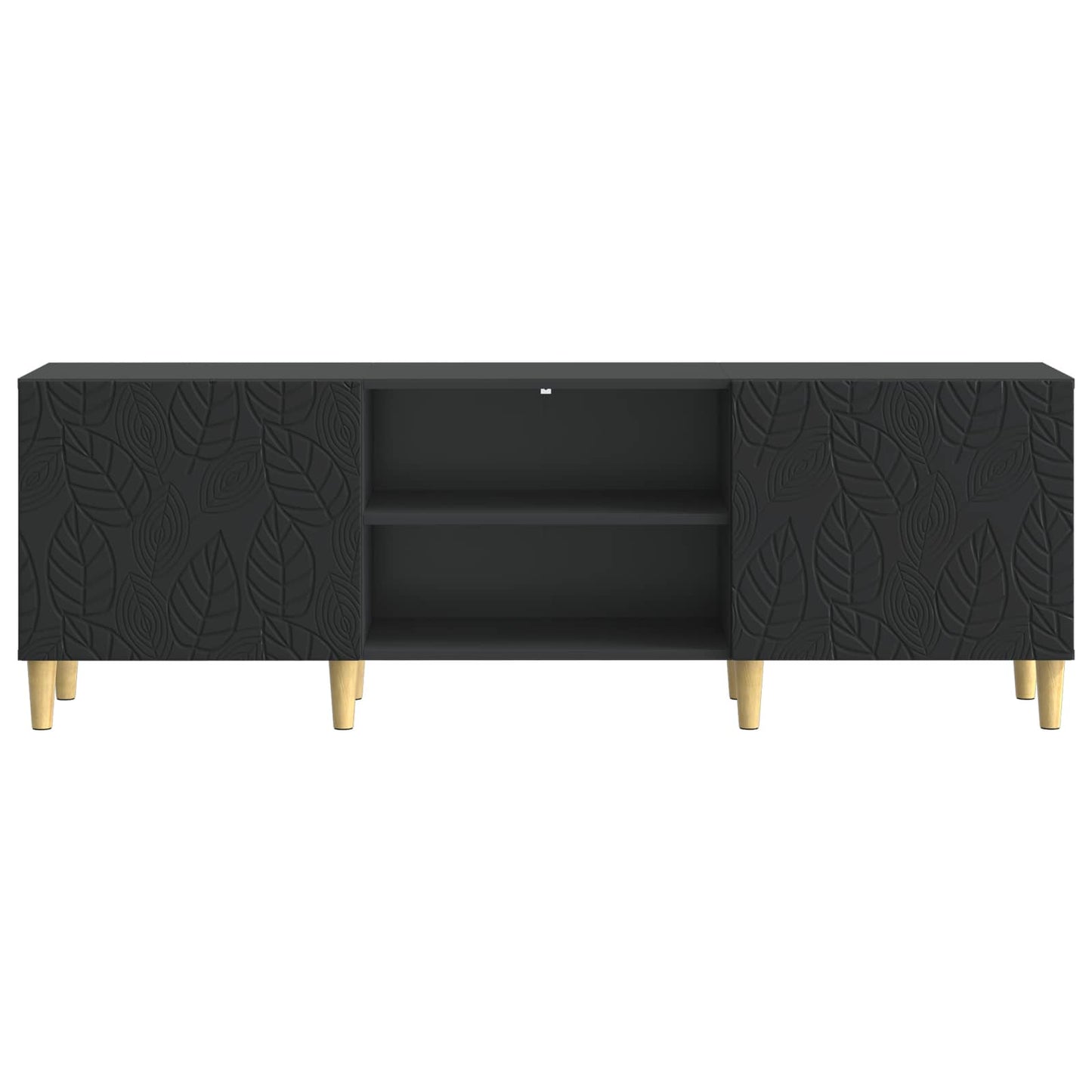 vidaXL Ντουλάπι TV 150 x 31 x 50 εκ. Μαύρο Επεξεργασμένο Ξύλο