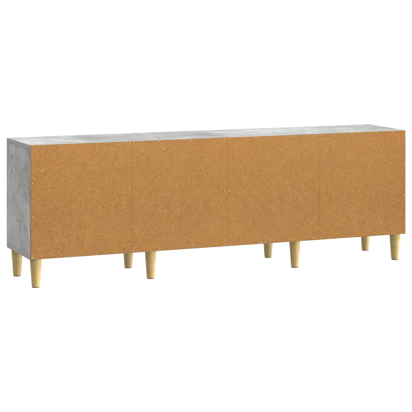 vidaXL Ντουλάπι TV 150 x 31 x 50 εκ. Γκρι Σκυροδέματος