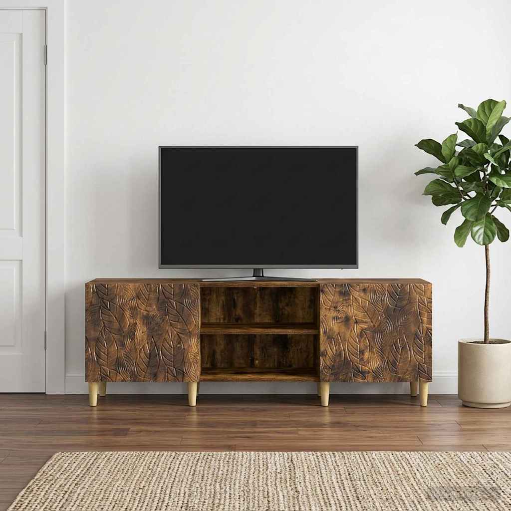 vidaXL Ντουλάπι TV 150 x 31 x 50 εκ. Καπνισμένο Ξύλο Δρυός