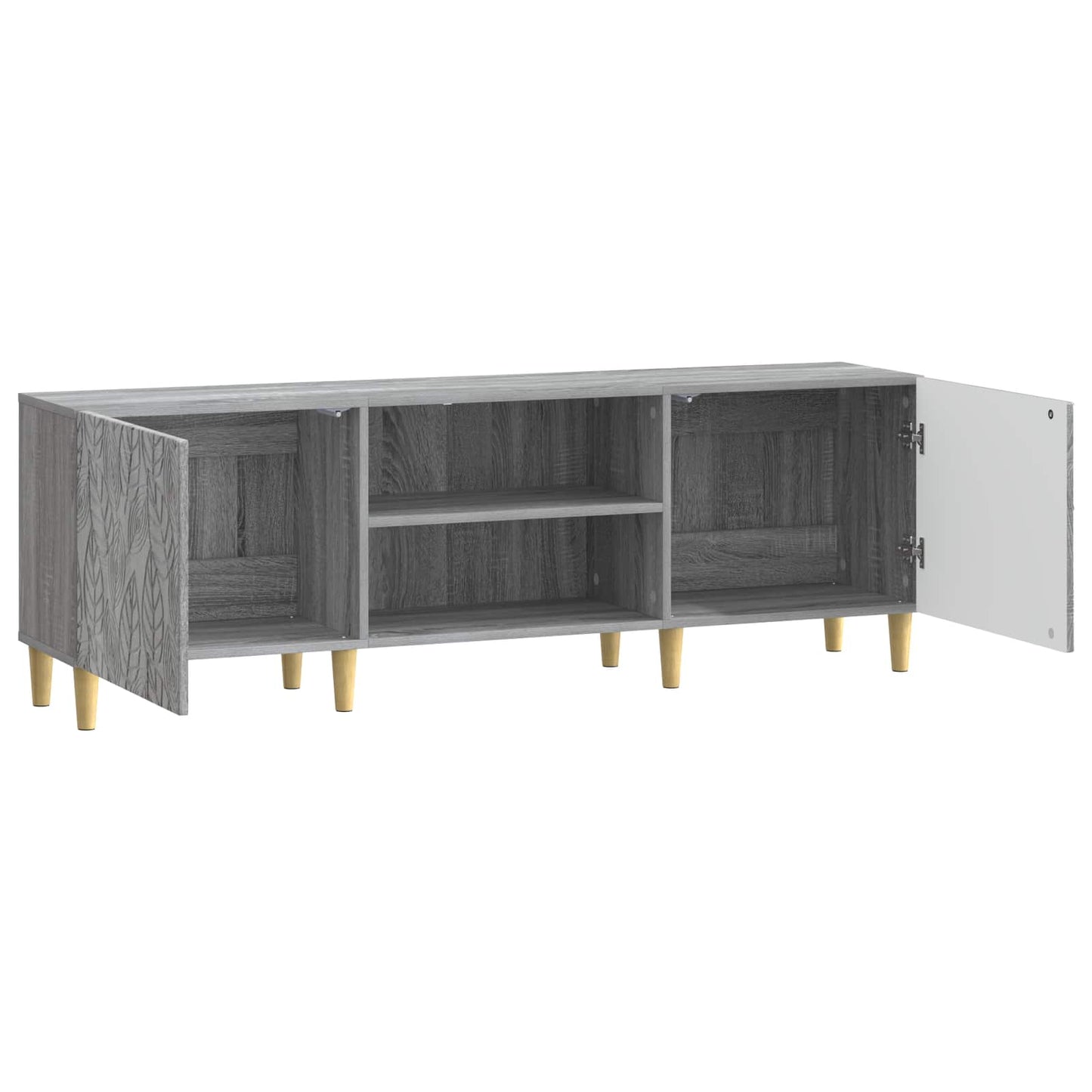 vidaXL Ντουλάπι TV 150 x 31 x 50 εκ. Γκρι Sonoma Επεξεργασμένο Ξύλο