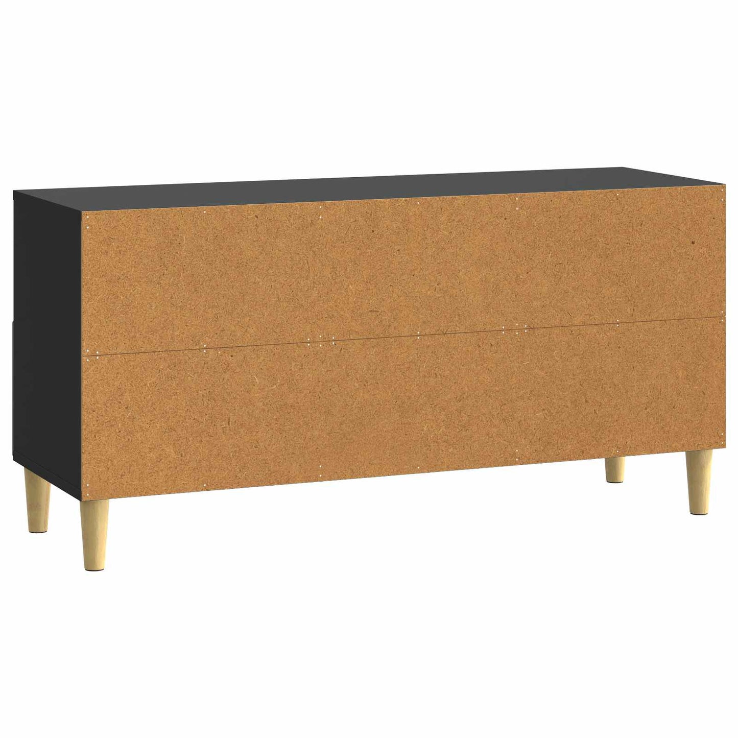 vidaXL Ντουλάπι TV 102 x 34,5 x 50 εκ. Μαύρο Επεξεργασμένο Ξύλο