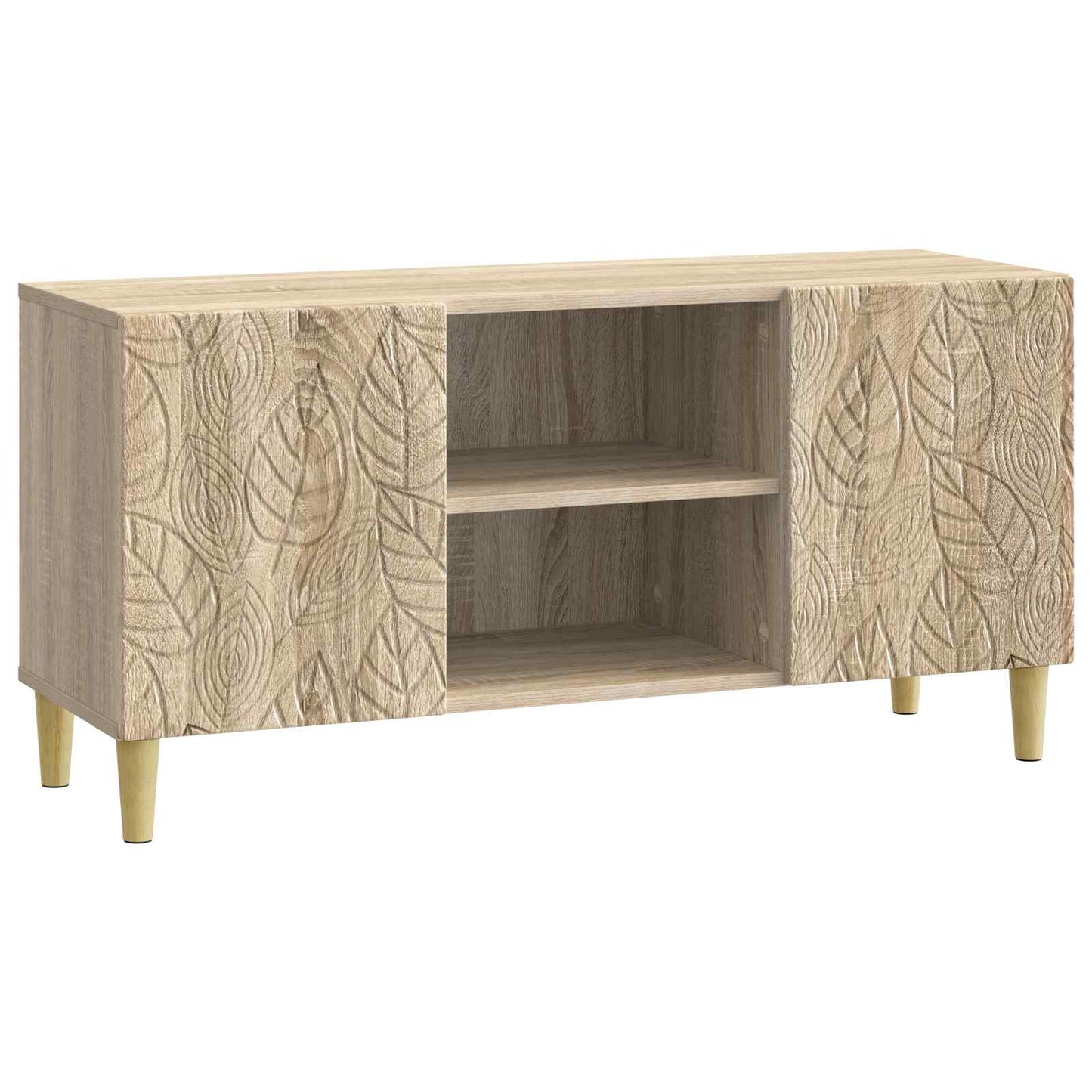 vidaXL Ντουλάπι TV 102 x 34,5 x 50 εκ. Sonoma Δρυς Επεξεργασμένο Ξύλο