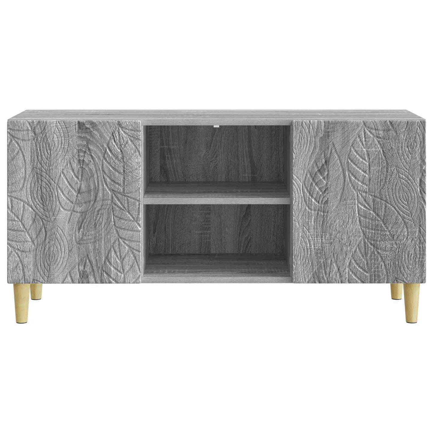 vidaXL Ντουλάπι TV 102 x 34,5 x 50 εκ. Γκρι Sonoma Επεξεργασμένο Ξύλο